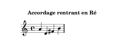 accordage en ré