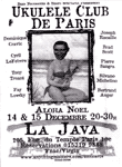 flyer ukulélé club de paris 14 et 15 décembre 2004
