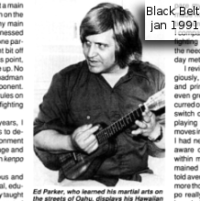 Ed Parker in Black Belt Magazine jan 1991