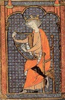 king david and his harp 