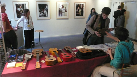 les lots de la tombola du festival de ukulele de belgique