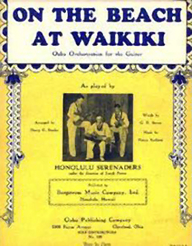 On The Beach At Waikiki Honolulu Serenaders