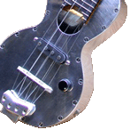 Aluminium electric ukulele from specimenproducts.com